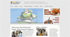 Desktop Screenshot of hispanicministry.dioscg.org
